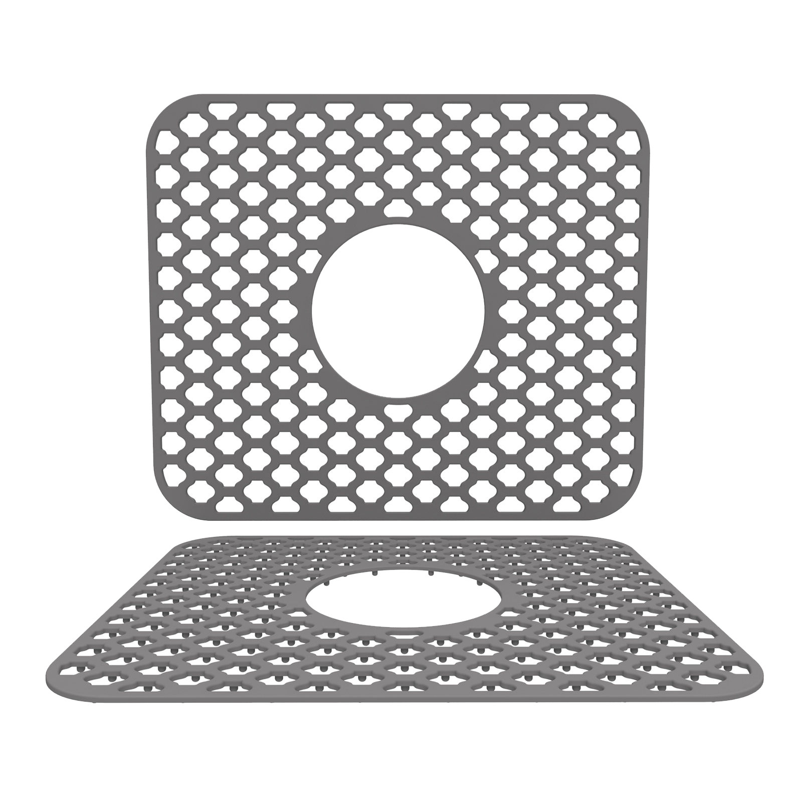 thumbnail image 2 of Alfombrilla Protectora De Silicona Para Fregadero De Cocina Plegable, Resistente Al Calor Y Antideslizante, Accesorio De Rejilla Gris Para La Parte Inferior Del Fregadero De Porcelana De Acero Inoxi, 2 of 2